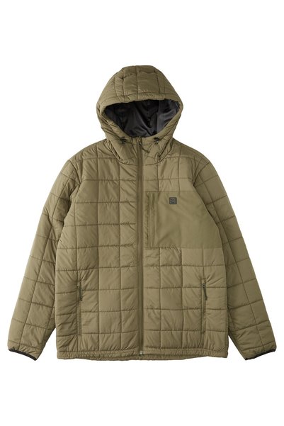 Khaki Men's Hooded Jacket F1jk45 Journey Puffer