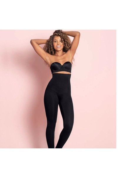 Mienmis Shaping Effect Corset Tights Black Color