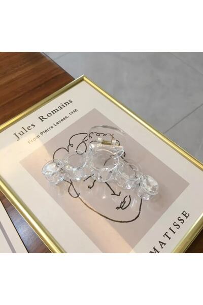 Women's Transparent Honeycomb Buckle