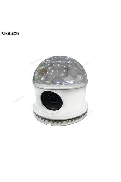 LED кристална топка со Bluetooth музички плеер, шарени RGB новогодишни парти светла