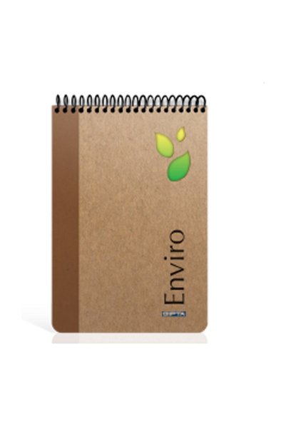 Enviro Kraft Notepad A-4 Hard Cover 100 Sheets Lined 3-2345000-2011