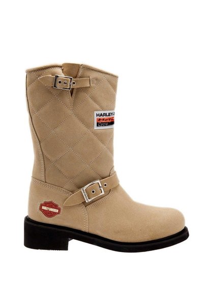 Laconia 644 Crosta Beige Leather Women's Boots