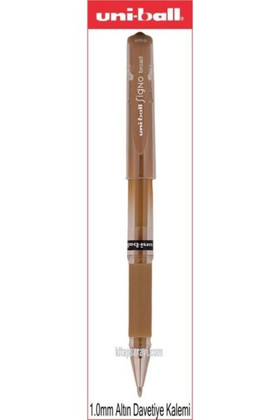 Uniball Signo Broad 1.0 Mm Gold Invitation Pen Um-153