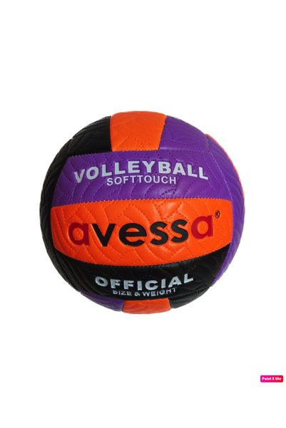 Vlm-700 Machine Stitched Soft Touch 280 g Phosphorescent Leather Volleyball No:5