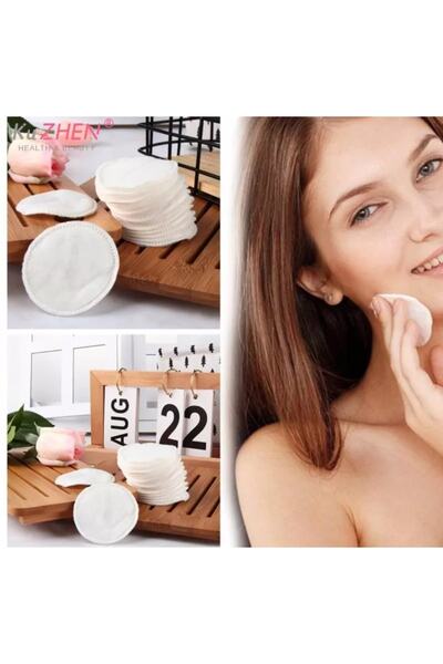 Women's 100% Cotton Stitched Facial Cleansing 70 Pieces