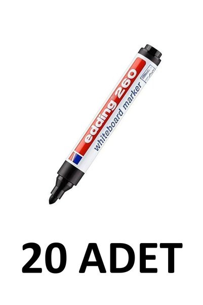 20 Pieces E-260 Blackboard Pen Black