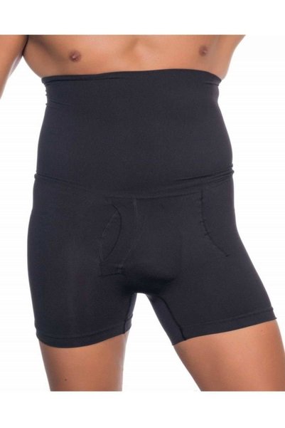 Danni Model Abdominal Flattening Belly Melting Men's Boxer Belly Concealing Boxer Black Color