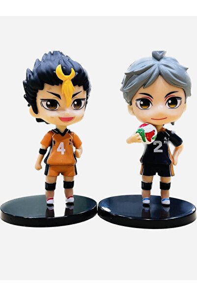 Аниме фигура Haikyuu Koshi Sugawara & Yu Nishinoya 10 cm PVC акциона фигура