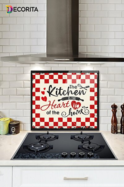 Заштитник за задниот дел на стаклен шпорет | Kitchen Heart | 52cm X 60cm