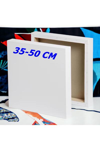 35x50 Cm платно со рамка, затегнато одзади, дебела рамка 210 g 70% полиестер 30% памук