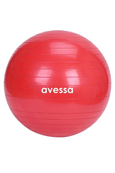 BPT-55 RED AVESSA 55 CM ТОПКА ЗА ПИЛАТЕС ВО ПАКУВАЊЕ, ЦРВЕНА
