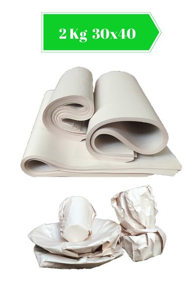 2 Kg 30x40 (приближно 320-350 парчиња) хартија за пакување и заштита на садови и предмети при преселба