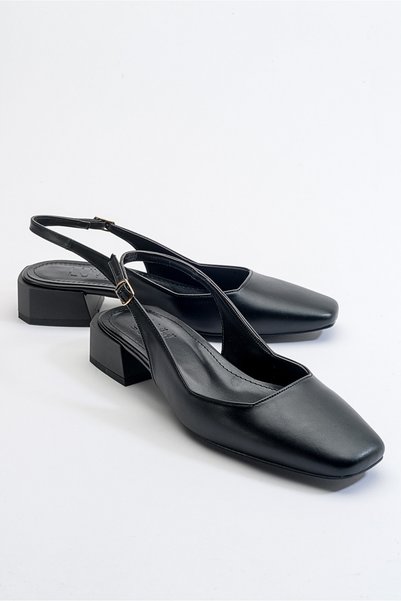 State Black Skin Women's Heeled Shoes