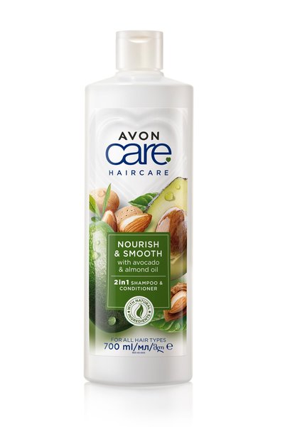 Care Shampoo and Hair Care Cream with Avocado and Almond Oil 700 Ml.