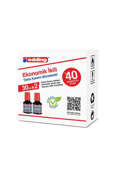 Wooden Pen Ink 30ml Red 2 Li