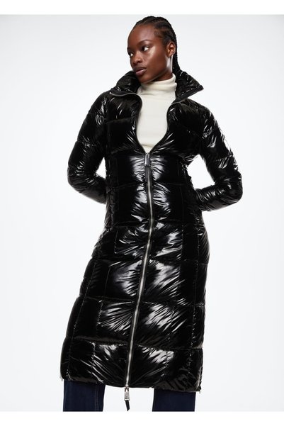 Quilted Long Anorak