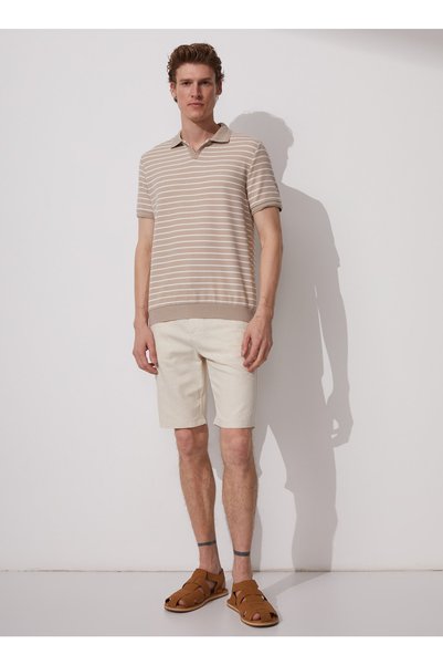 Mink Men's Polo Neck Regular Fit Polo T-Shirt cm Sergin