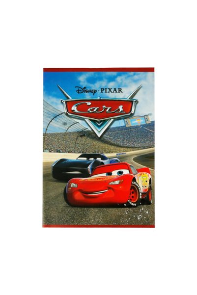 Cars A4 Unlined 40 Sheet Notebook Cardboard Cover