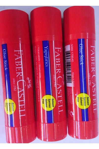 Adhesive- Faber-Castell Glue Stick 40 Gr. 3 Pieces