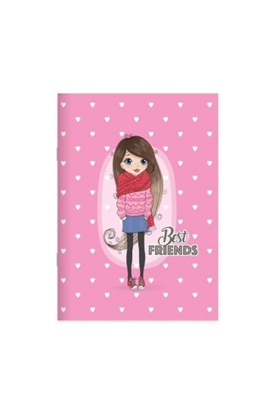 A4 Unlined 40 Sheets Cardboard Cover Stitched Notebook 60 Gr White Color Paper