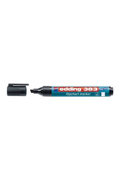 383 Cut Tip Flipchart Pen - Black