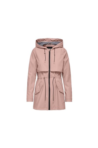 Onlrace Short Raincoat Otw Women's Casual Jacket15161241-rose-smoke Pink