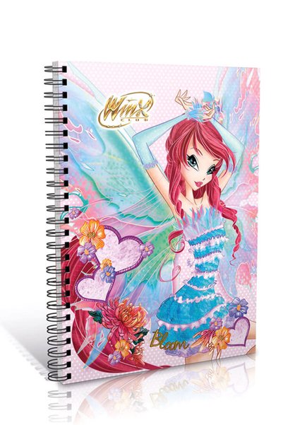 Winx A6 80 Yp. Cardboard Cover Striped Deft.3120