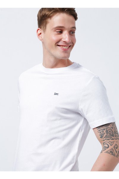 Crew Neck White Men's T-Shirt L60Ufq12_ T-Shirt