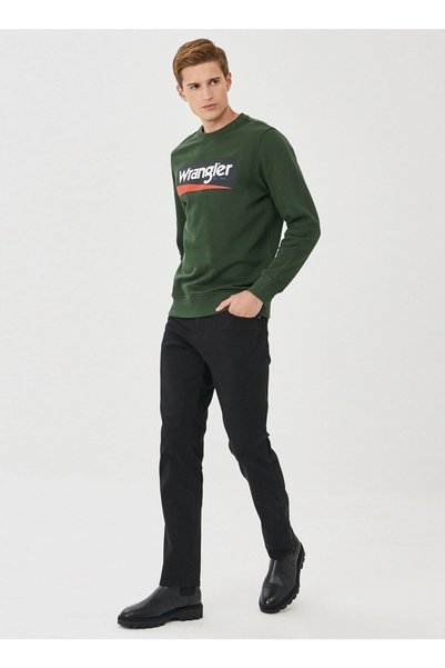 Black Men's T-Shirt Texas Slim Pants