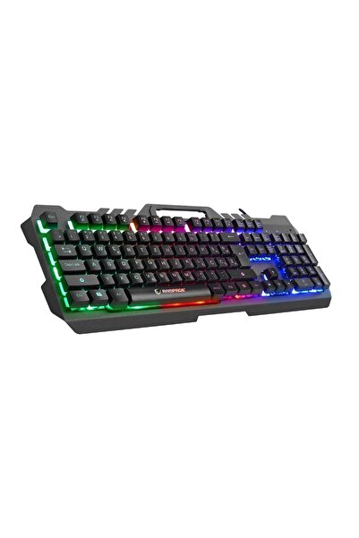 Kb-r57 X-jammer гејмерска тастатура со виножито осветлување USB LC распоред