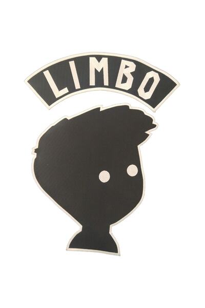 Limbo амблем за везење, текст 30x7,5 цм, лик 22x30 цм
