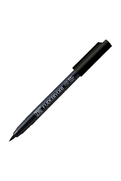 Fude Biyori Brush Pen Brush Tip Pen 10 BLACK
