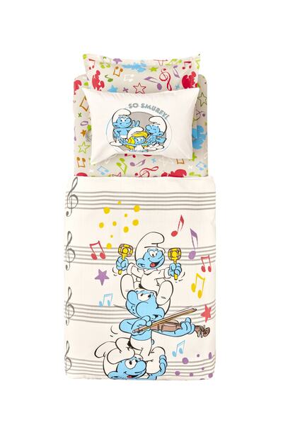 Smurfs by Karaca Home Musicial Time комплет прекривка за единечен кревет