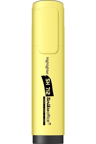 Highlighter Marker Sh-712 – Pastel Yellow