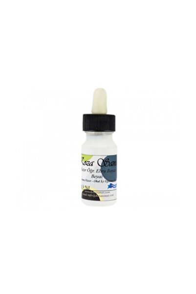 Ученичка боја 30ml со капалка бела