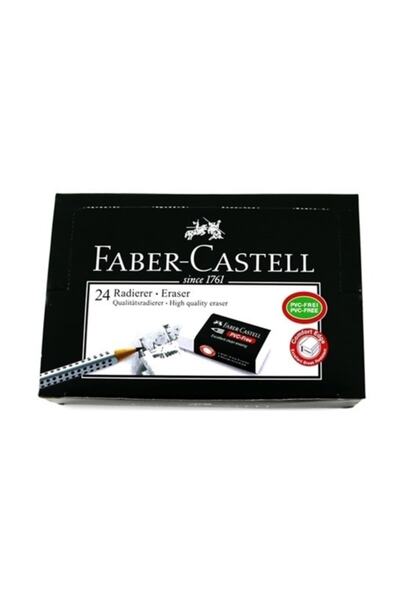 Faber 7085-24 - 24 Pieces White Eraser 188524