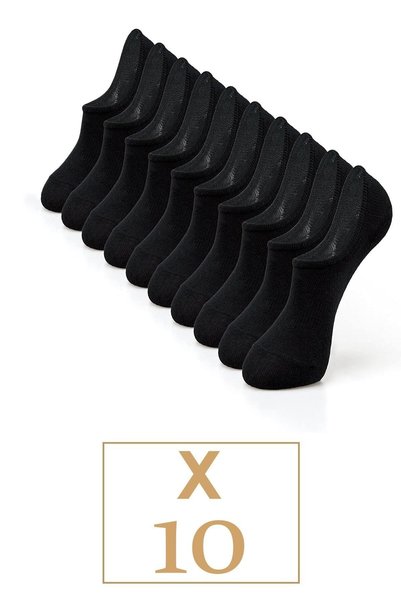 Unisex 10-pack Cotton Invisible Socks