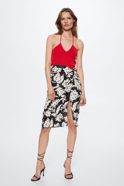 Red Women's Blouse 37010454
