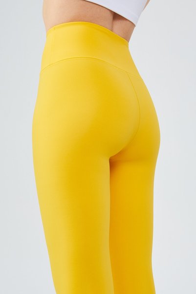 Push Up High Waist Shaping Leggings Yellow