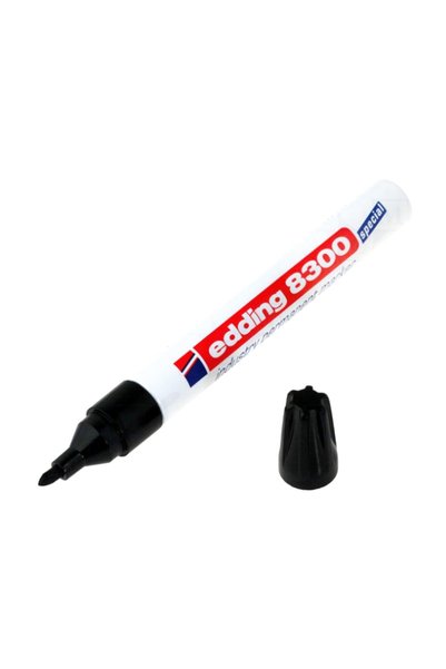 E-8300 Black Industry Marker Pen - Ed 830001