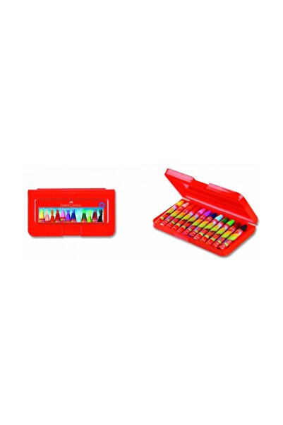 Faber-castell шестоаголни пастели во пластична кутија, 12 бои 8690826012510