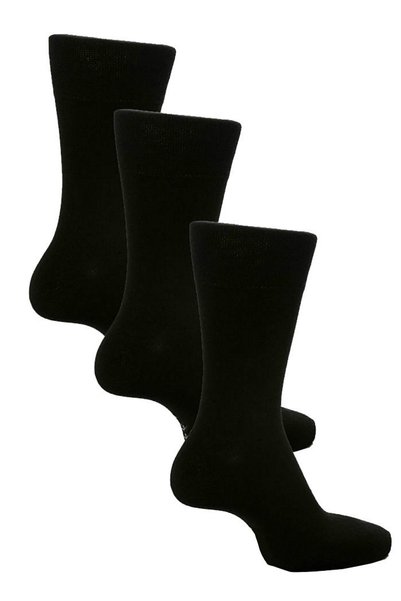 Unisex 3 Pairs Diabetes (SUGAR) Socks Black