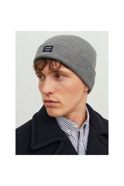 Jack&Jones Gray-Melange Men's Beret12092815