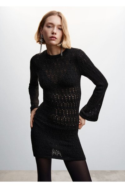 Openwork Knitted Sweater