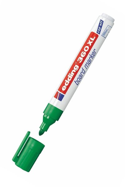 Whiteboard Pen Cap Off E-360Xl Green