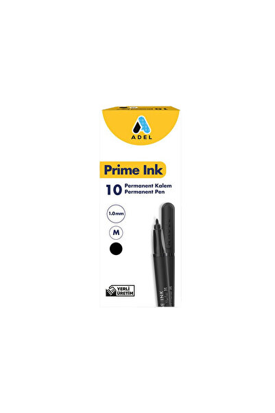Adel Prime Ink Permanent M 10-пакување фломастер за ацетат