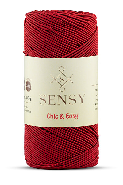 Premium Chic&Easy 200 g восочен конец тенок Supra конец конец за патеки конец за паричник конец за чанти црвен