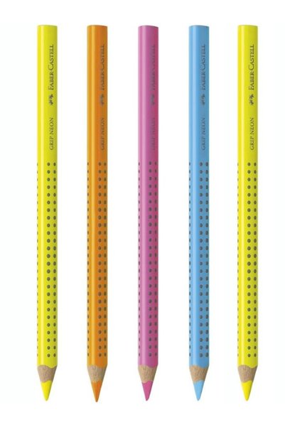 TEXTLINER 1148 PHOSPHORED LEAD PEN JUMBO 5 COLOR SET