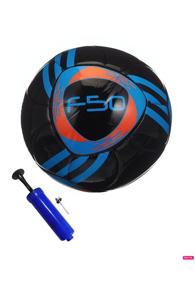 F-50 Machine Stitched Soft-Touch No 5 Champions League Football Ball 348 Gr + Ball Pump