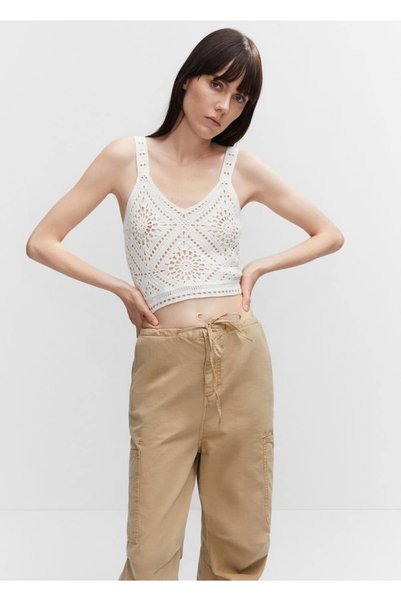 Crochet Cropped Blouse